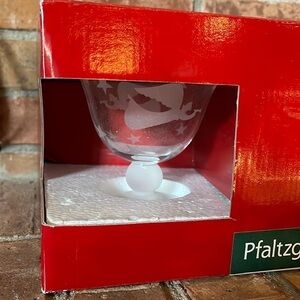NIB Pfaltzgraff Angel Pedestal Dessert Bowls Set of 4